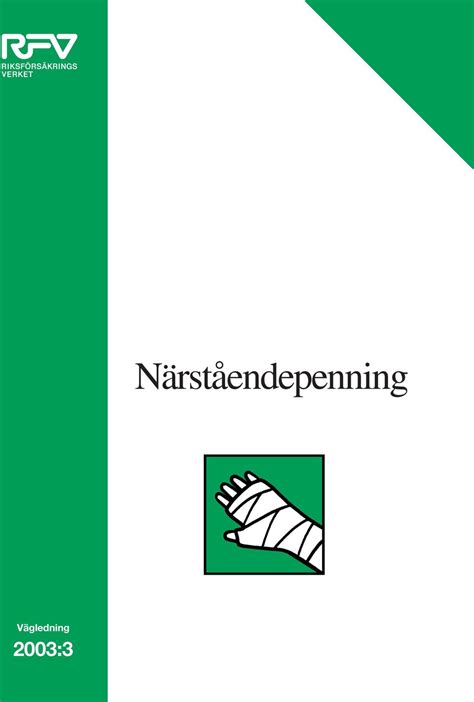 Vägledning (2003:3) Närståendepenning